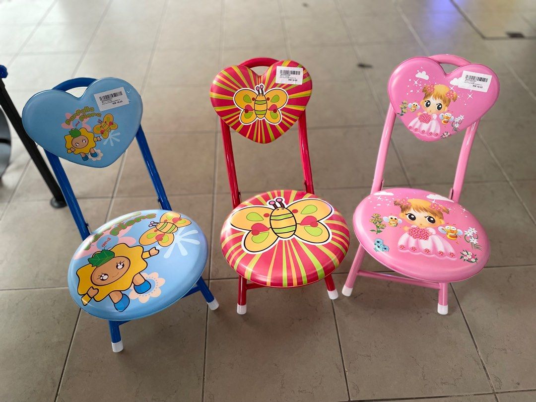 Kids' Foldable Squeaky Chair By 24Instore