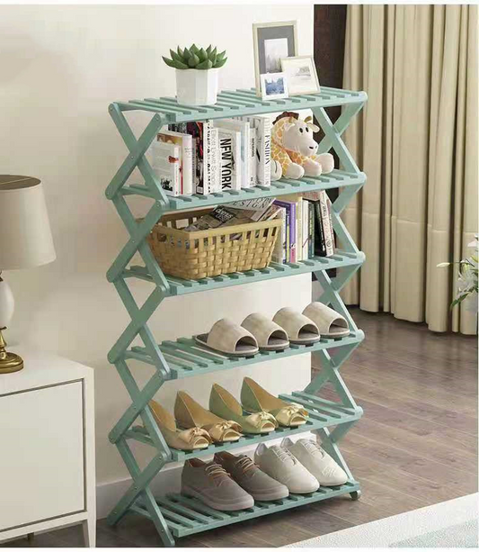 Folding Shoe Rack Multi-layer Home Storage Dormitory By 24Instore